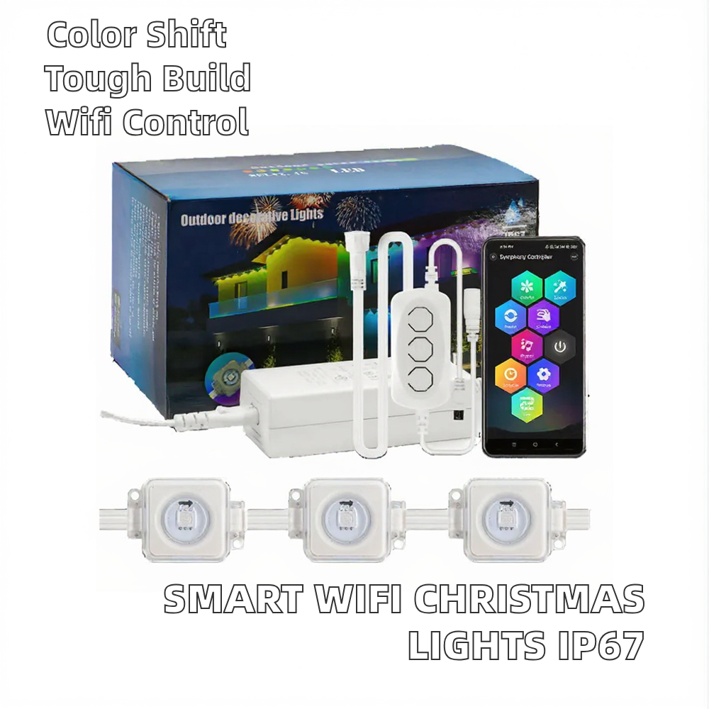 Govee Permanent Outdoor Lights Pro (H806A) - Smart RGBIC LED Pixel Lights for Holiday Home Decoratio